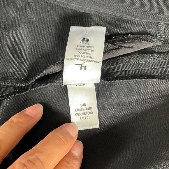 Open Edit Black Longline Blazer Size S | Minimalist Classic Office Chic - Picture 7 of 11